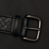 Hand woven casual belt men's fashion high-end Pin Buckle belt jeans casual pants leather belt women