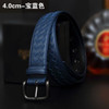 Hand woven casual belt men's fashion high-end Pin Buckle belt jeans casual pants leather belt women