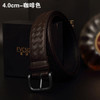 Hand woven casual belt men's fashion high-end Pin Buckle belt jeans casual pants leather belt women