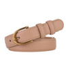 Fashion Genuin Leather 2.3cm wide gold buckle Women belt 7 Colors can be matched dress and jeans Women‘s belts luxury