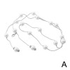 Women's Belt Pearl Chain Fashion Waist Chain Rhinestone Women’s Designer Belt Dress Decorative Elastic Sweet Pearl Belts