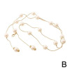 Women's Belt Pearl Chain Fashion Waist Chain Rhinestone Women’s Designer Belt Dress Decorative Elastic Sweet Pearl Belts