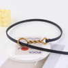 Women‘s Waist Strap Thin Belt For Lady Girls Pants Jeans Dress Belt Alloy Pin Buckle Waistbands Adjuestable