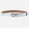 2.5cm Women‘s Belt Genuine Leather Belts Silver Gold Pin Buckle Belt Sparkling fashion Strap Retro Decoration for Jeans