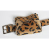 Autumn and Winter Fashion Decoration Women‘s Belt Bag Trend Leopard Personalised Waist Seal Clothing Accessories Fluffy Belt