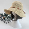 New Ladies Sun Hat For Women Bowknot Raffia Straw Hat Foldable Summer Hat Wide Brim Beach Hat Female Chapeau Femme