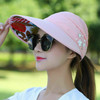 Womens Ladies Summer Wide Brim Foldable Sun Hat Anti-UV Beach Visor Caps Hats