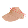 UV Protection Hat Fisherman Cap Summer Beach Sun Protection Hat Portable Foldable Wide Brim Hats Adjustable Half-brim Cap