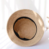 2024 new Handmade Ladies Crochet Natural Raffia Straw Bucket Hat For Spring Summer Beach Floppy fisherman Caps