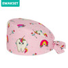 New Surgical Scrub Cap Cotton Adjustable Beauty Salon Lab Dentist Pet Shop Nursing Caps Medical Printed Surgery Hats Women men