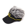 2022 Baseball Cap With Spiked Hairs Wig Baseball Hat With Spiked Wigs Men Women Casual Concise Sunshade Adjustable Sun Visor