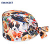 New Soft Cap Cotton Adjustable Cartoon Scrubs Hats lab Working Surgicals hat pharmacy Dentist Nursing accessories Scrub Caps