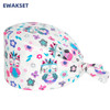 New Soft Cap Cotton Adjustable Cartoon Scrubs Hats lab Working Surgicals hat pharmacy Dentist Nursing accessories Scrub Caps