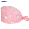 New Soft Cap Cotton Adjustable Cartoon Scrubs Hats lab Working Surgicals hat pharmacy Dentist Nursing accessories Scrub Caps