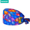 New Soft Cap Cotton Adjustable Cartoon Scrubs Hats lab Working Surgicals hat pharmacy Dentist Nursing accessories Scrub Caps