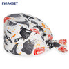 New Soft Cap Cotton Adjustable Cartoon Scrubs Hats lab Working Surgicals hat pharmacy Dentist Nursing accessories Scrub Caps