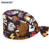 New Soft Cap Cotton Adjustable Cartoon Scrubs Hats lab Working Surgicals hat pharmacy Dentist Nursing accessories Scrub Caps