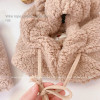 Cute Little Bear Scarf Hat Warm One Piece Hat Female Winter Student Lamb Hair Korean Version Hooded Mask Plush Hat