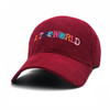 Spring Autumn Corduroy Baseball Caps Men Women Vintage ASTROWORLD Letter Embroidered Hat Unisex Adjustable Snapback Hip Hop Hats