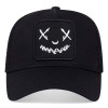 Men Women Smile Face Embroidery Baseball Caps Cotton Adjustable Snapback hats Hip Hop mesh Cap summer Outdoor Sun hat Dad Hats