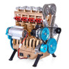 New Mini Assembly Car Assemble Inline Four-Cylinder Engine Model Kit Toys For Adult Best Gift Education Engine Resin Ornaments