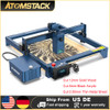 AtomStack S20 A20 Pro 130W Laser Engraving/Cutting Machine with F60 Air Assist 20W Output CNC Metal Engraver Wood Acrylic Cutter