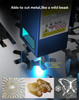 AtomStack S20 A20 Pro 130W Laser Engraving/Cutting Machine with F60 Air Assist 20W Output CNC Metal Engraver Wood Acrylic Cutter