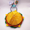 Halloween Funny Hat Hamburger Hat Fun Crazy Hats Halloween Costume Accessory Carnival Party Supplies Cute Hat for Adults