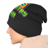 Geometric Dash App Fun Games Skullies Beanies Hat Geometry Dash Goth Unisex Outdoor Caps Warm Dual-use Bonnet Hats