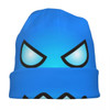 Geometric Dash Games Video Game App Fun Bonnet Hats Autumn Winter Street Skullies Beanies Hat Geometry Dash Warm Head Wrap Cap