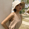 Women Cotton Linen Bucket Hat Summer Sunscreen Cap Female Beach Outdoor Panama Bowknot Foldable Sun Hats Breathable Headwear