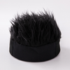 Baseball Cap Men Women Beanie Wig Hat Fun Short Hair Caps Breathable Soft for Party Toupee Hats Outdoor Beanie