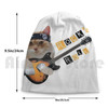 Rock'n Roll Cat Beanies Knit Hat Hip Hop Music Cat Pet Guitar Fashion Dude Old Pop Heavy Orange Cats Animal Fun