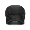 Summer Sports Mens Sun Hats Breathable Mesh Quick-drying Visor Caps Outdoor Gorro Hombre Boina Golf Hat Fashion Solid Flat Cap