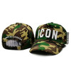 2022 High Quality Cotton Baseball Cap ICON Logo Letter High Quality Camouflage Cap Men Ladies Hat Black Hat Dad Hat