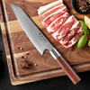 Turwho 8 Inch Japanese Chef Knife 7 Layer 440c Damascus Steel Kitchen