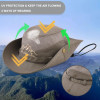 New Outdoor Bucket Hat Men Summer Breathable Panama Cap Cotton Jungle Fishing Mesh Hat Hiking Beach Sun Protector Caps For Men