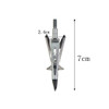 6/12/24 Pcs  Archery Hunting Broadheads 100grain 2 Blade Srrowhead Tip