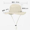 Womens UV Protection Wide Brim Sun Hats Cooling Mesh Ponytail Hole Cap Foldable Travel Outdoor Fishing Hat