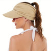 2023 New Women Sun Visor Hat Wide Brim Summer UV Protection Beach Sport Cap For Women Packable Summer Beach Hats