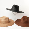 Spring Summer Meticulous Wheat Straw Grass Big Brim Jazz Hat Outdoor Travel Sun Shade Beach Straw Hat