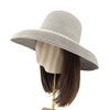 Summer Jazz Top French Letter Accessories Lafite Grass Women's Chain Decoration Sun Hat Punk Style Straw Hat