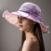 Silk hat, women's thin sun protection hat, women's UV protection hat, 2024 new sun protection hat, travel sun hat, women's summe