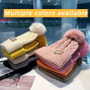 2023 Korean Thicken Knitted Beanies Hat Female Plush Winter Fleece-lined Warm Hats for Women Girl's Outdoor Woolen Thermal Cap