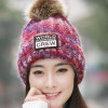 Winter Hats for Woman Thicker Beanies Knitted Cap Elder Autumn Beanie Chenille Ball Hats Fleece-lined Warmer Bonnet Casual Cap