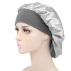 Comfortable Wide Silk Lady Women Bath Hair Care Hair Cap Satin Bonnet Shower Caps Sleeping Hat