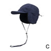 New Men's Winter Hats Lightweight Waterproof Adjustable Warm Fleece Lined Earflaps Baseball Cap For Snow Skiing Cap I3U2