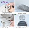 ENJOYFUR Winter women real fur pom pom hats wool knitted thick warm lined beanies hat lady fashion bobble ski caps