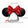 2024 Chic Mouse Ears Elastic Headband For Adult And Kids Bow Nylon Hairband Festival Party Cosplay DIY Hair Accessories