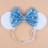 2024 Chic Mouse Ears Elastic Headband For Adult And Kids Bow Nylon Hairband Festival Party Cosplay DIY Hair Accessories